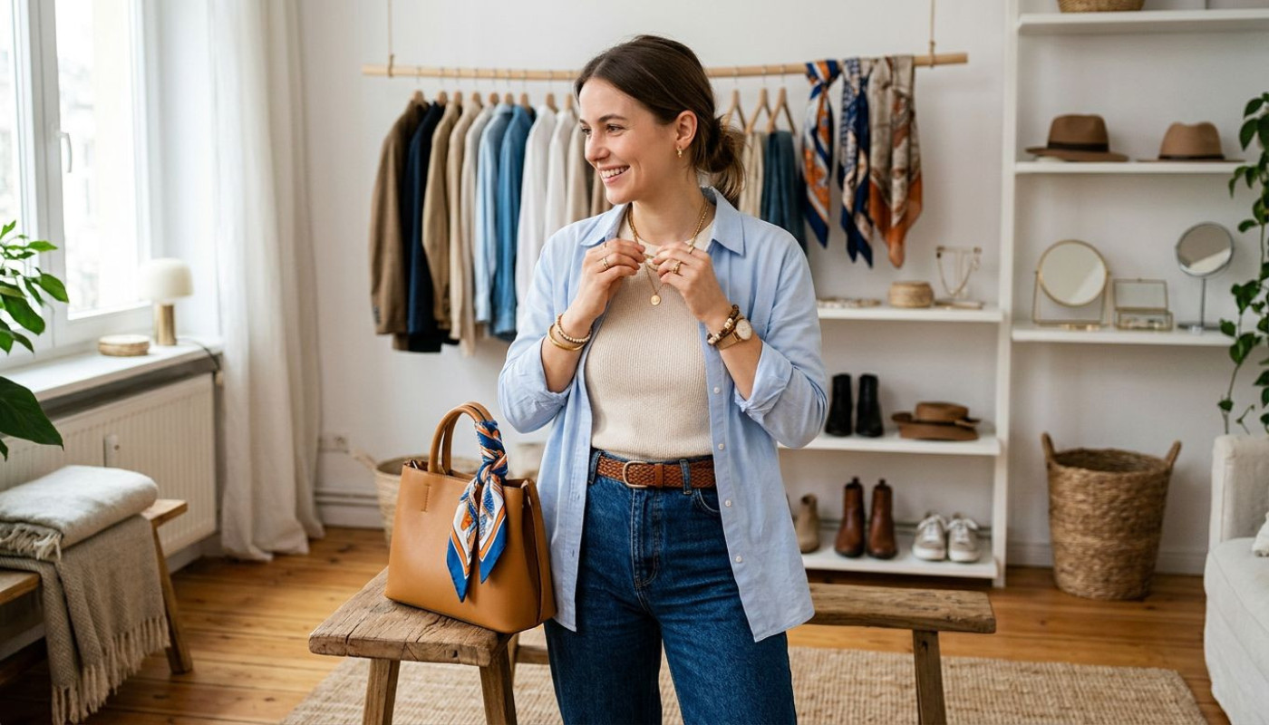 Wie du kleidung clever mit accessoires kombinierst